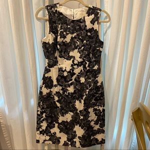 Kate Spade floral black and white dress